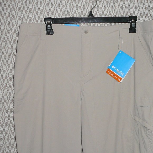 NWT Columbia Aruba Roll-Up Convertible Leg Pants PFG Sun Protection Size 16 - Picture 10 of 10